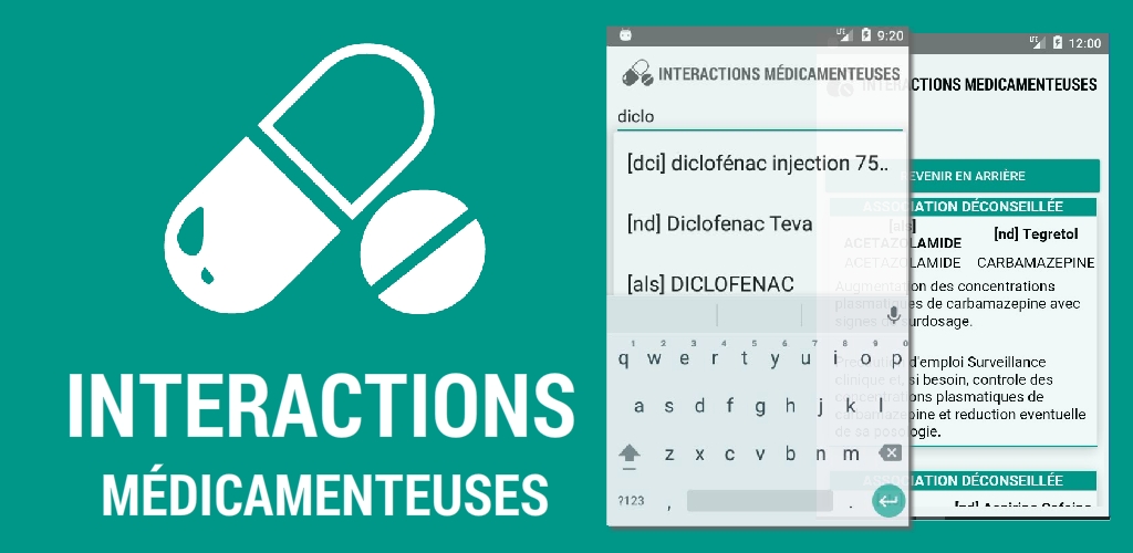 Interactions médicamenteuses Android