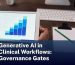 Generative AI in Clinical Workflows: Governance Gates